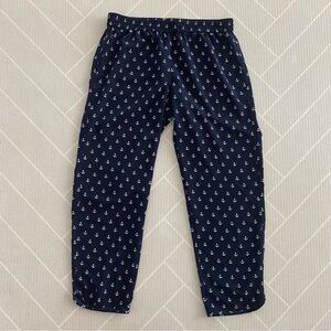 J. Crew Navy Anchor Print Casual Pants Women’s Size S